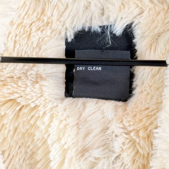 Suede Faux Fur Cascade Jacket Western Large Penny Lane Cowgirl Y2K Camel Me Jane - Picture 8 of 8